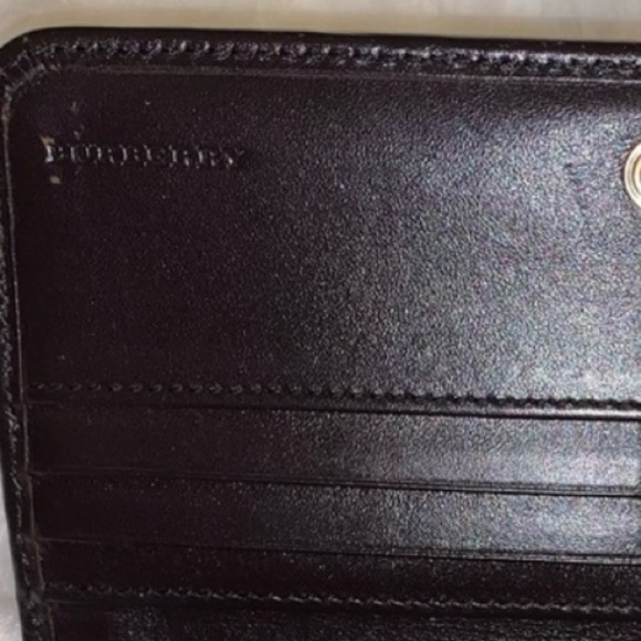 BURBERRY Pebbled Leather Long Wallet, Brown, 7.5”x4” x 1” - Picture 6 of 10